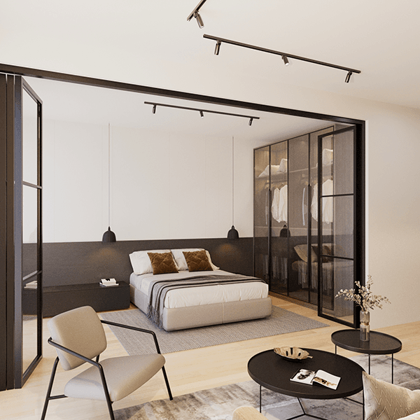 Athinum 9-typical 1 bedroom-bedroom