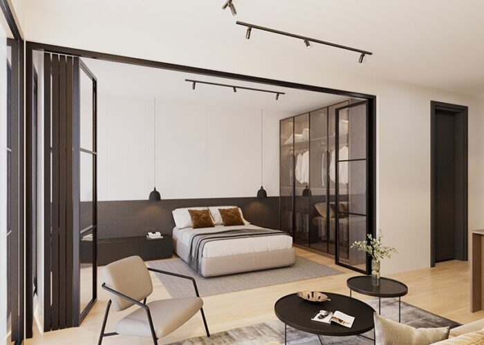 Athinum 9-typical 1 bedroom-bedroom