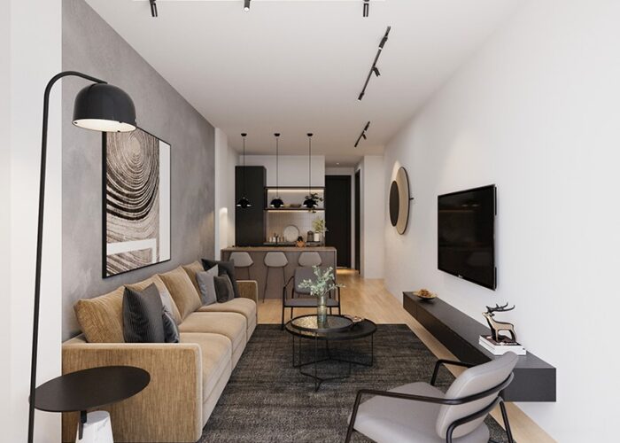Athinum 9-typical 2 bedroom-living