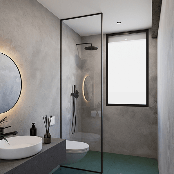 Athinum 6-penthouse bathroom on main bedroom