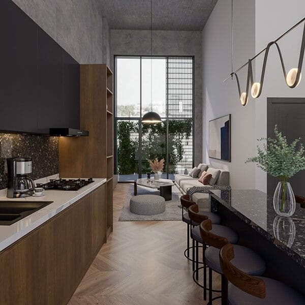 ATHINUM 8 - GARGITTION 23-maisonette GF-A1 kitchen