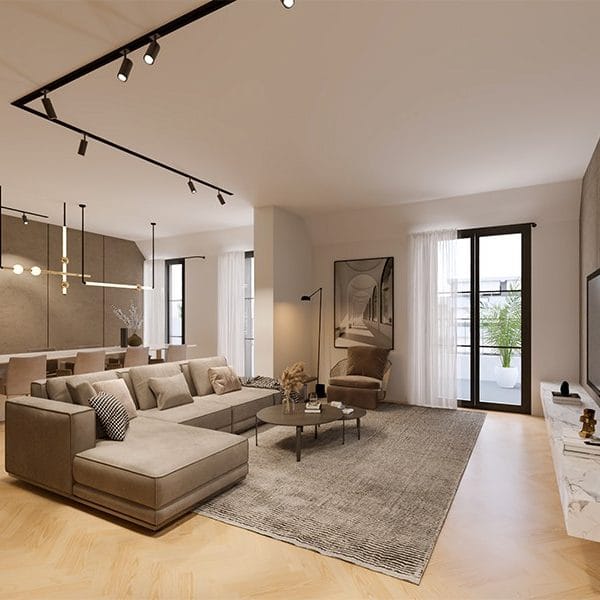 Athinum 2- Penthouse living area-3