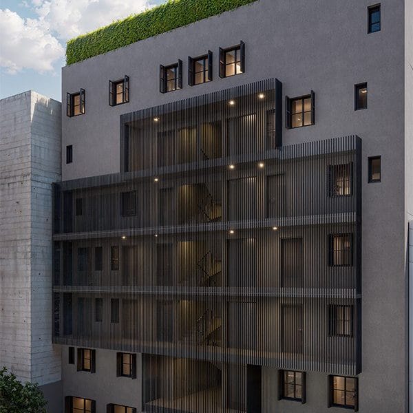 Athinum 2 back facade