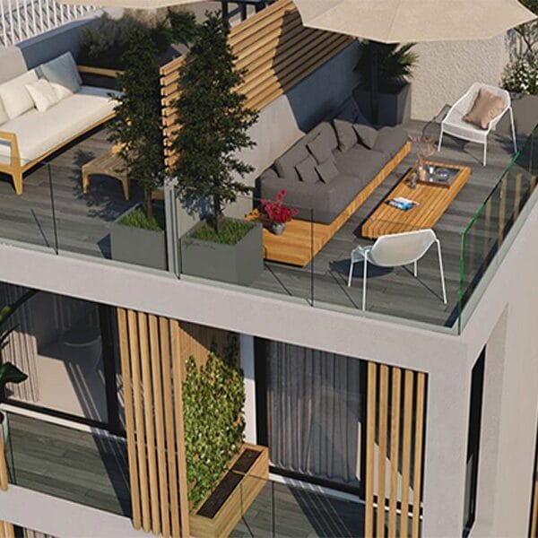 ATHINUM 4 rooftop terrace in Kallimarmaro, central Athens