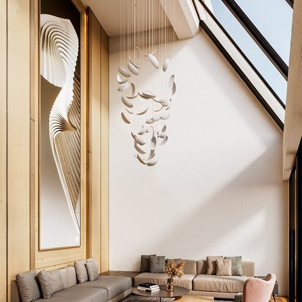 Athinum 5- Appianou 1 penthouse-living room-2