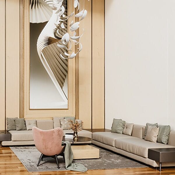 Athinum 5- Appianou 1 penthouse-living room