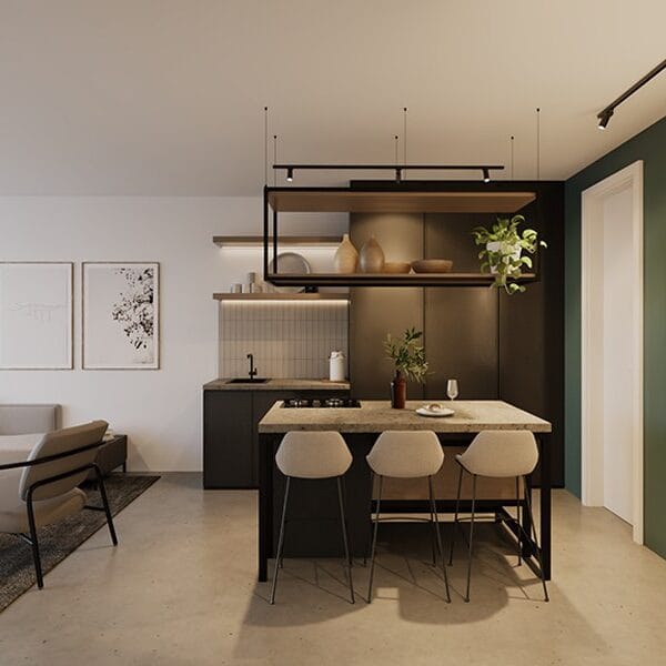 Athinum 7- iridos 7- Typical apartment kitchwn
