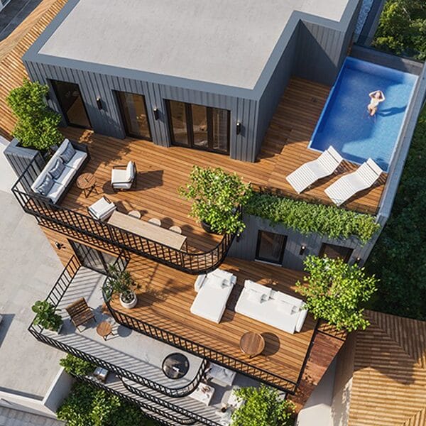 Atthinum 7-iridos 7- penthouse top view