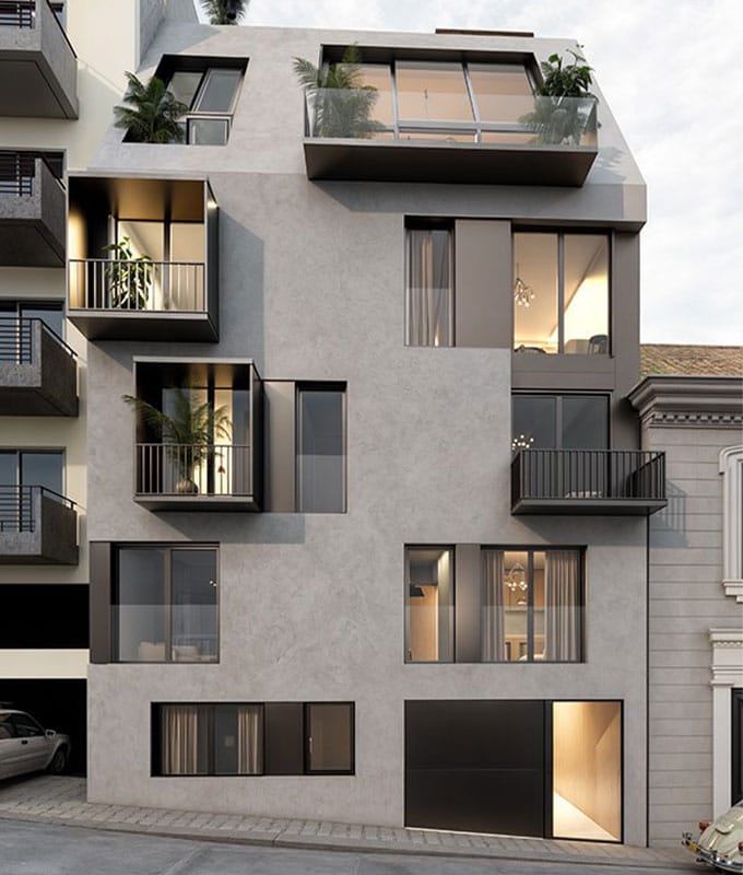 ATHINUM 3 residential building in Mets, central Athens