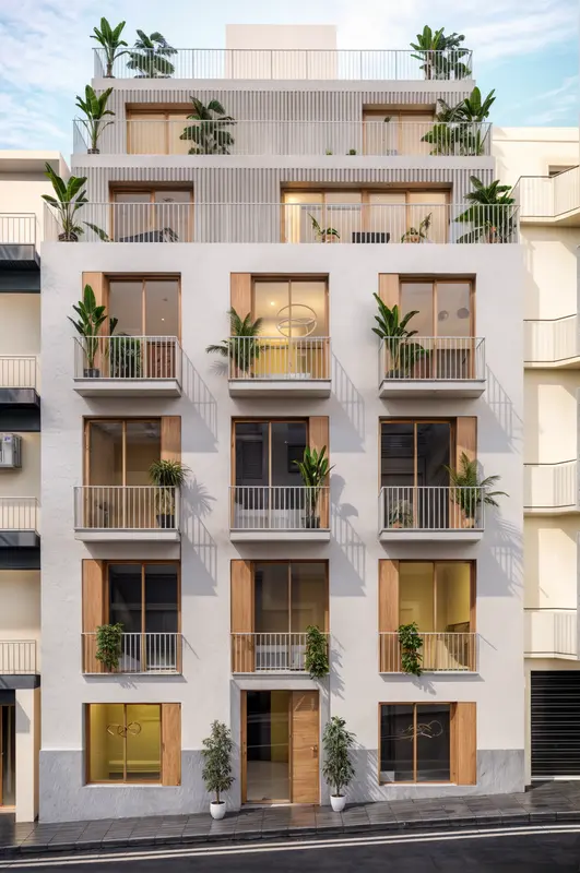 ZEN Residence exterior near the coast in Piraeus, Athens
