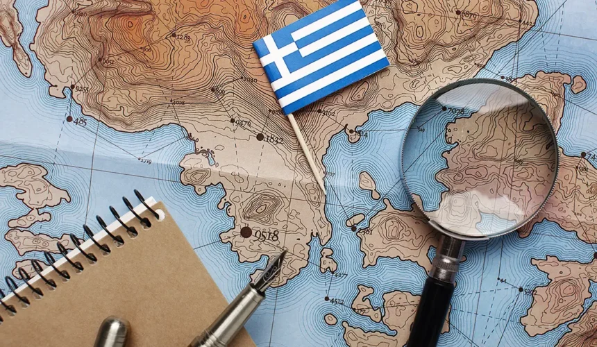 close-up-small-greece-flag-map close-up-small-greece-flag-map