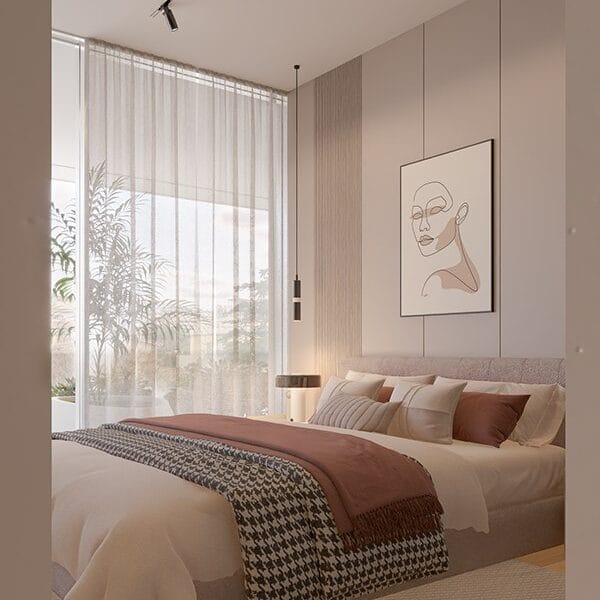 bedroom RIVA Residences-Apt B1