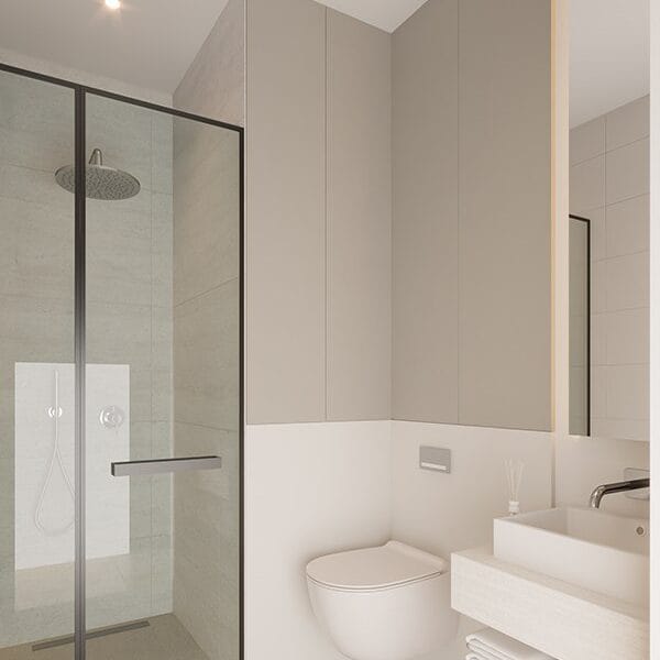 main bedroom bathroom RIVA Residences-Apt A2